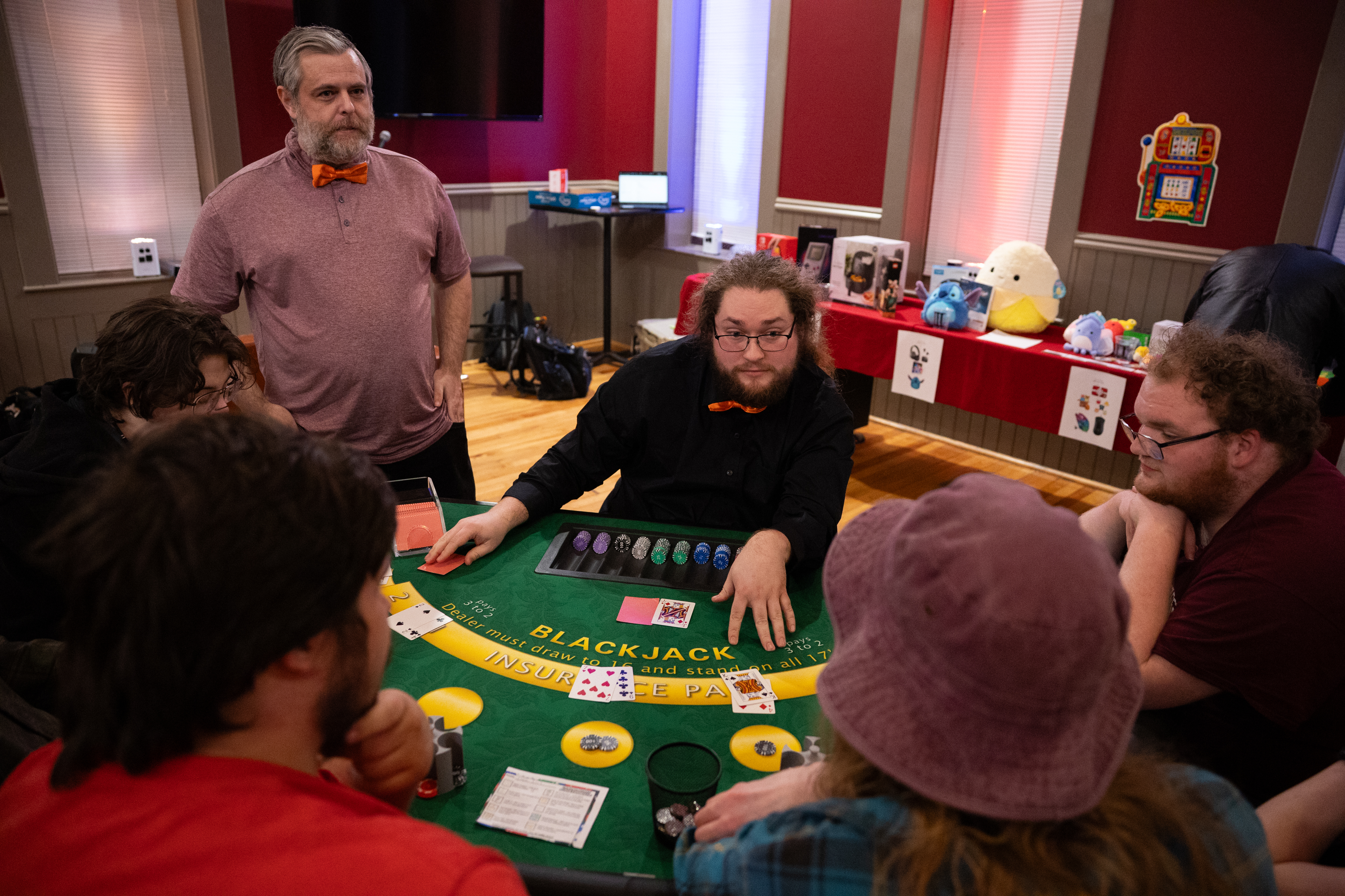 Heat of a blackjack game with Alec