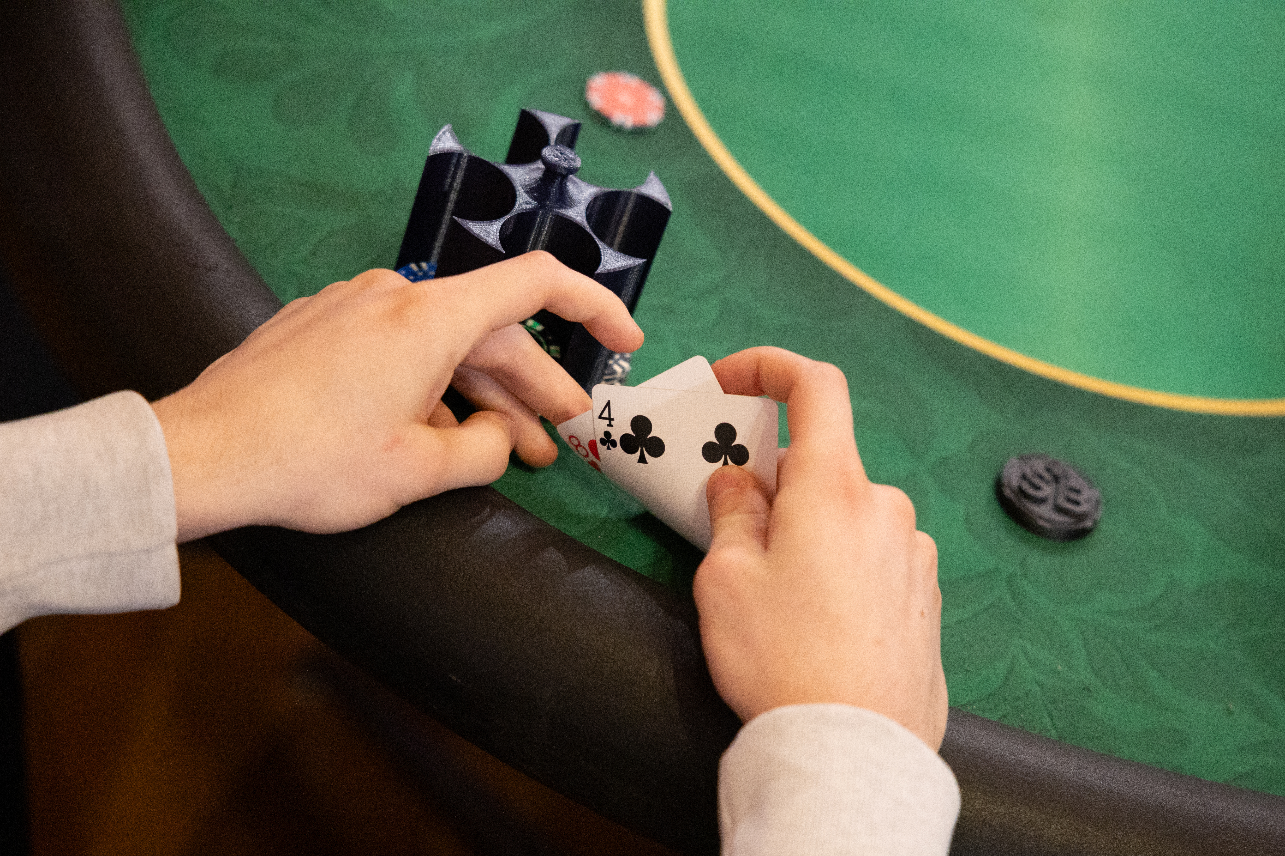 Large carnival-style flyer for Casino Night