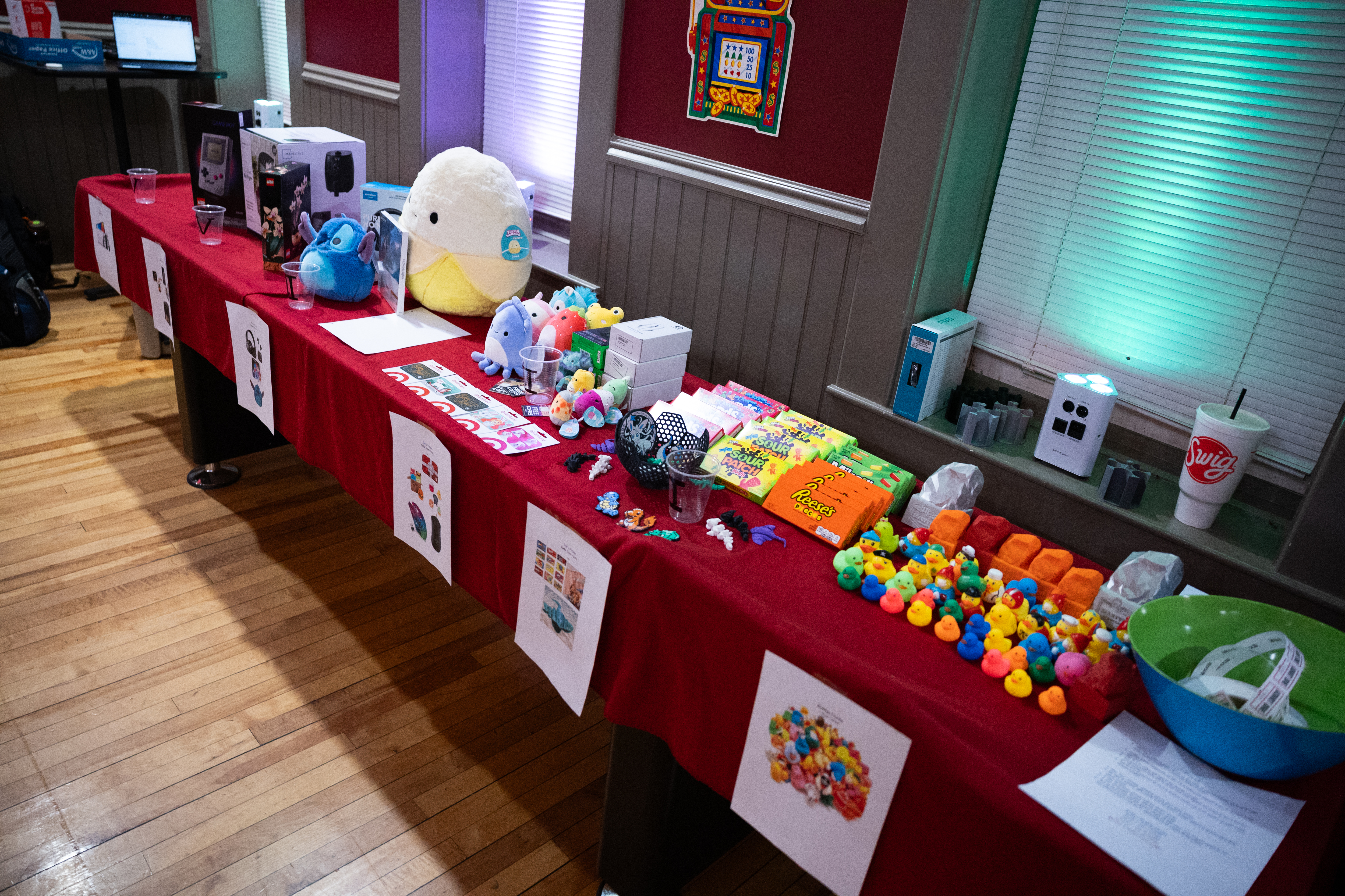 Lots and lots of prizes