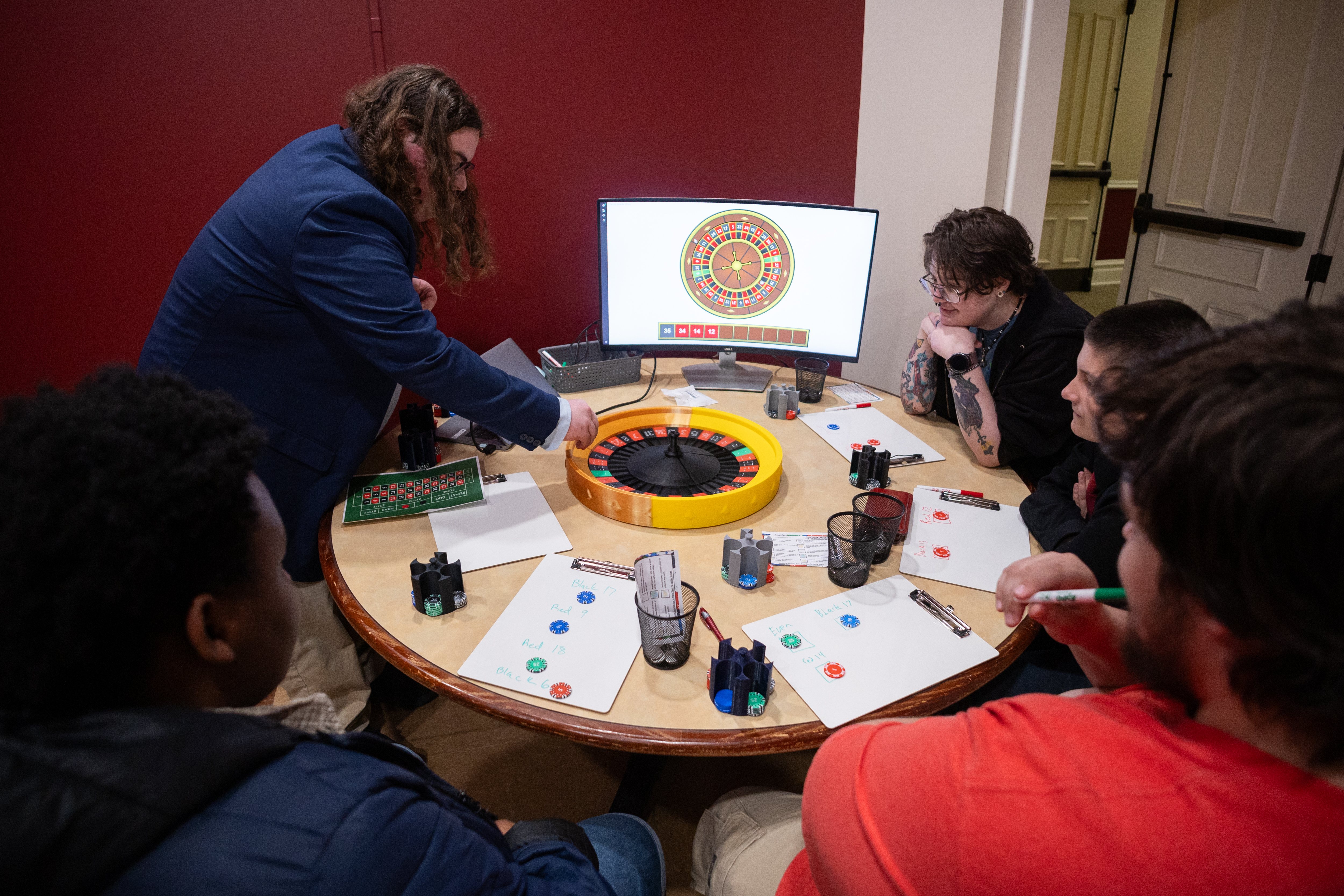 Spin our 3D-printed Roulette wheel!